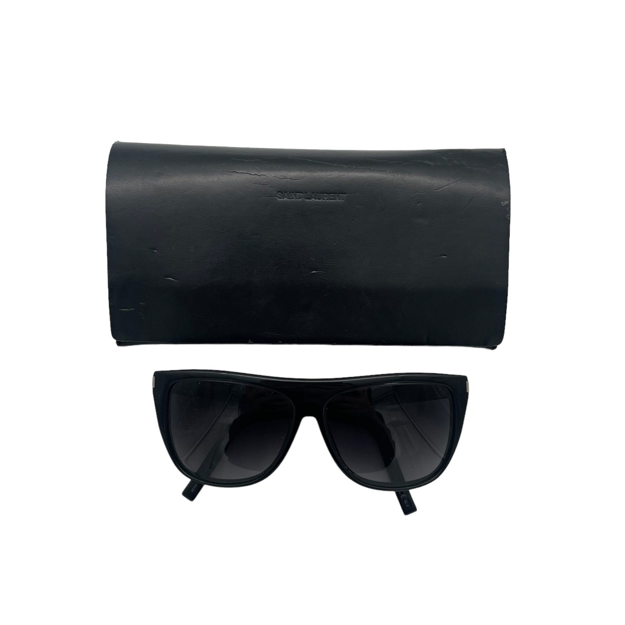 Saint laurent 2024 sl1 sunglasses black